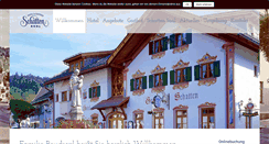 Desktop Screenshot of hotel-schatten.de